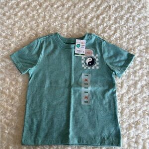 New Size 18 Months Garanimals Teal T-Shirt with Yin Yang Design